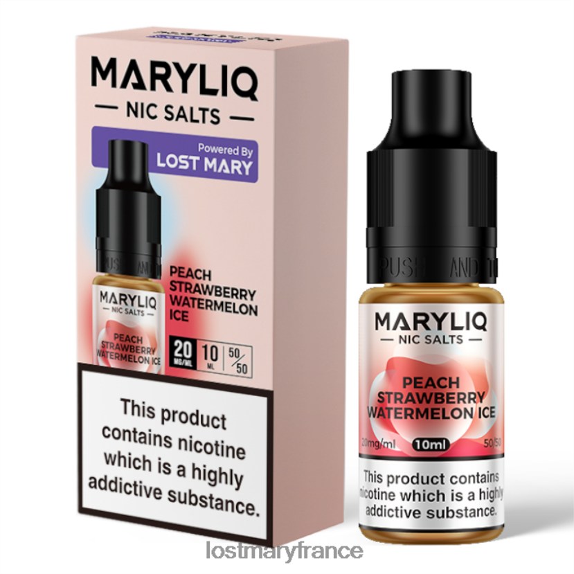 LOST MARY France - Sels de Nic Lost Mary Maryliq - 10 ml pêche NH228Z213