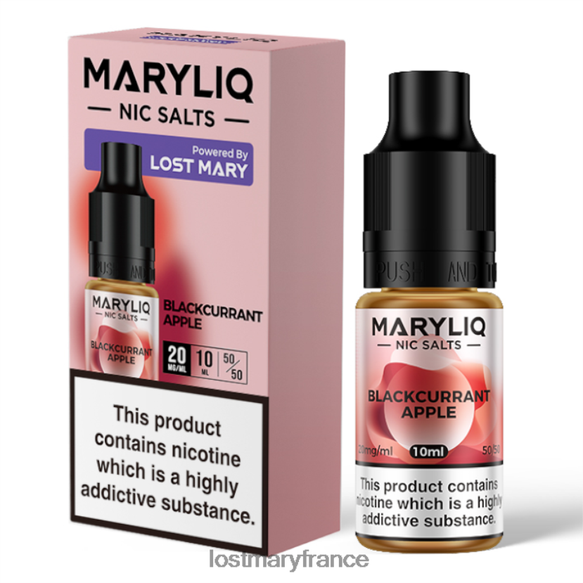LOST MARY Paris - Sels de Nic Lost Mary Maryliq - 10 ml cassis NH228Z221