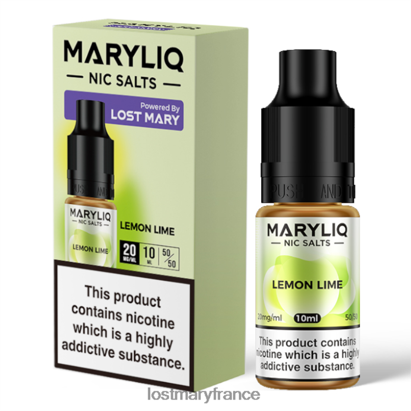LOST MARY Paris - Sels de Nic Lost Mary Maryliq - 10 ml citron NH228Z211