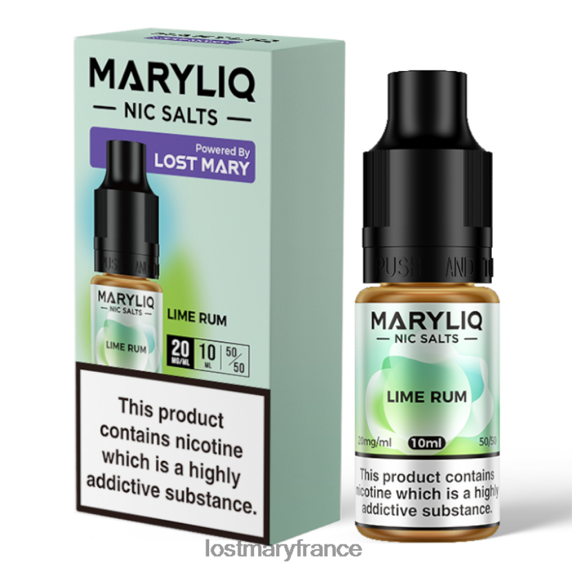 LOST MARY Puff - Sels de Nic Lost Mary Maryliq - 10 ml citron vert NH228Z212