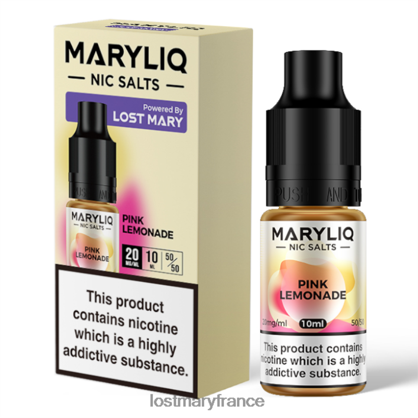 LOST MARY Vape Flavors - Sels de Nic Lost Mary Maryliq - 10 ml rose NH228Z215