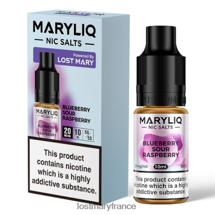 LOST MARY Vape France - Sels de Nic Lost Mary Maryliq - 10 ml myrtille, framboise aigre NH228Z207