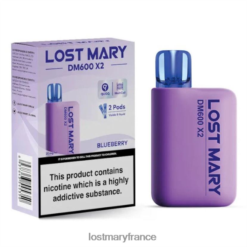 LOST MARY Online Store - perdu mary dm600 x2 vape jetable myrtille NH228Z189