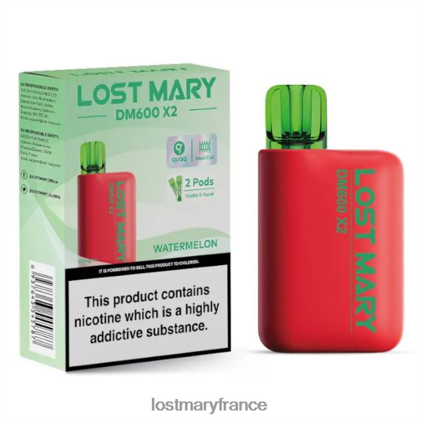 LOST MARY Vape Online - perdu mary dm600 x2 vape jetable pastèque NH228Z200