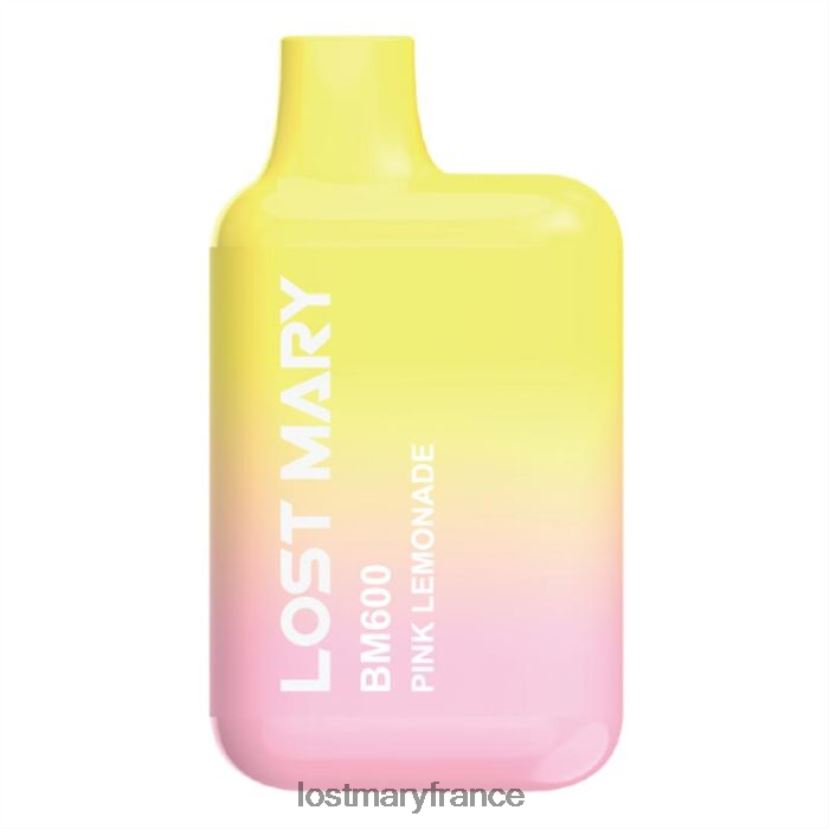 LOST MARY Vape Avis - vape jetable perdue mary bm600 limonade rose NH228Z138